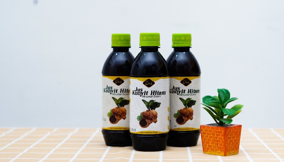 Jus Kunyit Hitam 3 botol